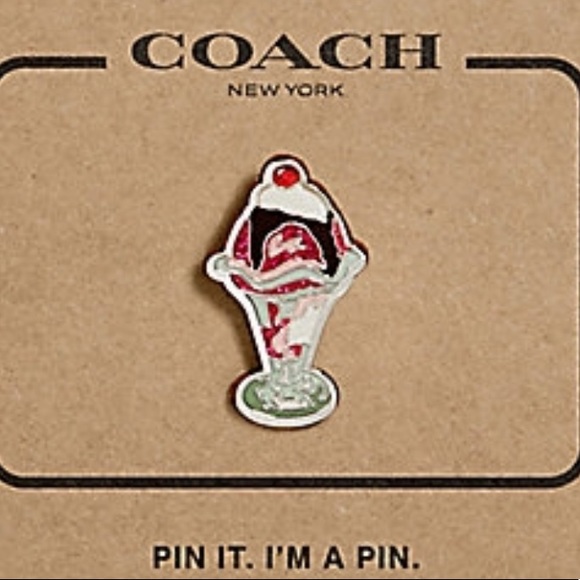 Nwt Authentic Coach Ice Cream 🍦 Pin - Picture 2 of 4